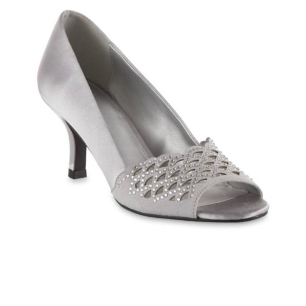 Laura Scott Women's Karlotta Open Toe Dress Pump